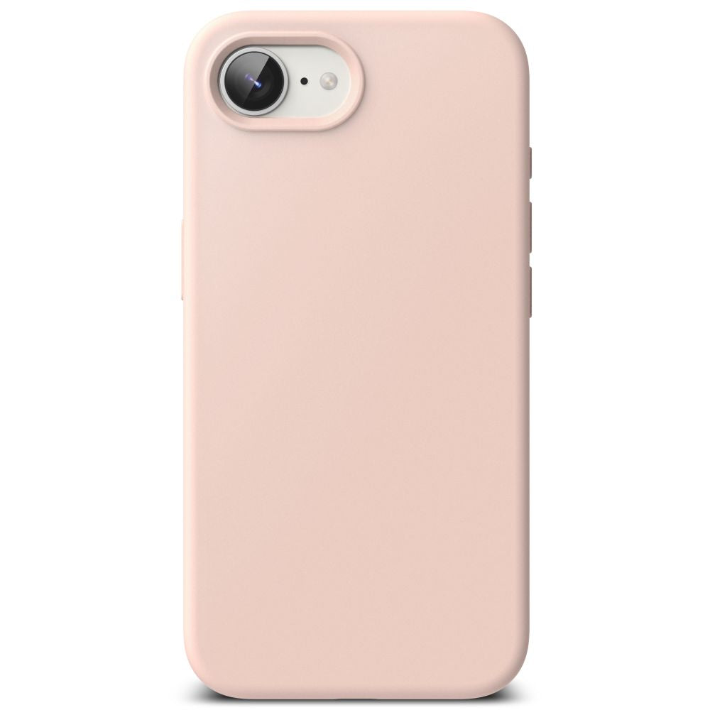 COPERTURA RINGKE SILICONE MAGNETICA MAGSAFE IPHONE 16E PINK SAND