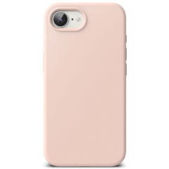 COPERTURA RINGKE SILICONE MAGNETICA MAGSAFE IPHONE 16E PINK SAND