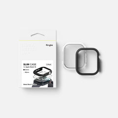 CUSTODIA RINGKE SLIM 2-PACK APPLE WATCH 10 (42 MM) TRASPARENTE E NERO OPACO