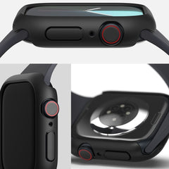 CUSTODIA RINGKE SLIM 2-PACK APPLE WATCH 10 (42 MM) TRASPARENTE E NERO OPACO