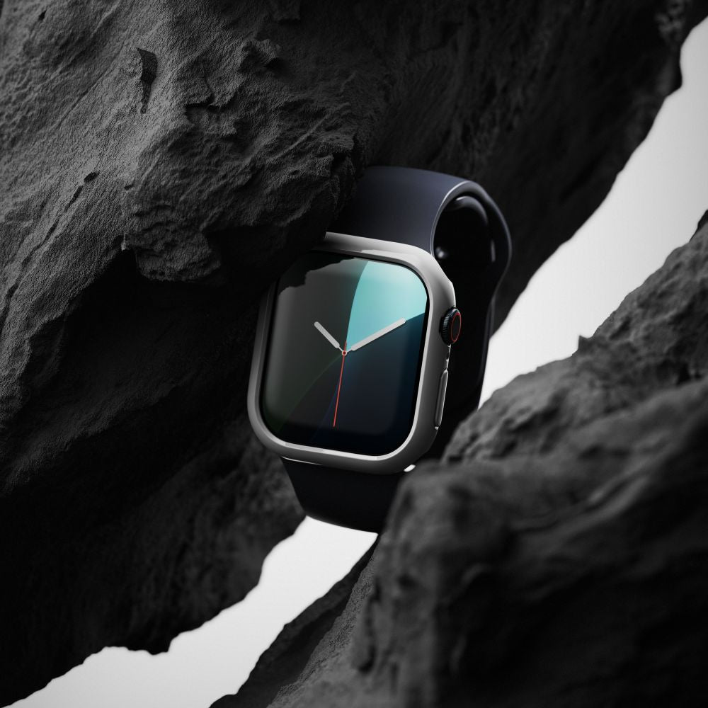 CUSTODIA RINGKE SLIM 2-PACK APPLE WATCH 10 (42 MM) TRASPARENTE E NERO OPACO
