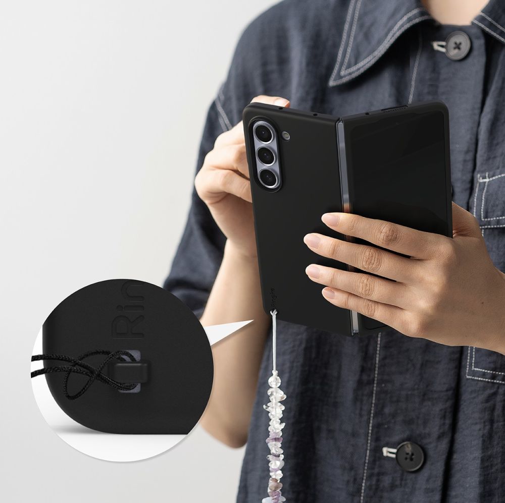 COPERTURA RINGKE SLIM GALAXY Z FOLD 5 NERA
