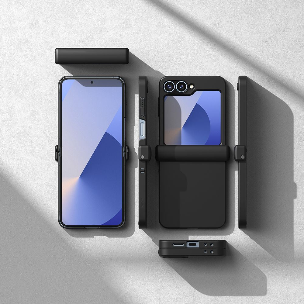 RINGKE SLIM HINGE MAGNETICO MAGSAFE GALAXY Z FLIP 6 NERO