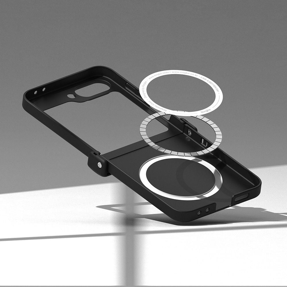 RINGKE SLIM HINGE MAGNETICO MAGSAFE GALAXY Z FLIP 6 NERO