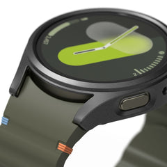 CUSTODIA PROTETTIVA CON VETRO TEMPERATO PER SAMSUNG GALAXY WATCH 7 (44 MM) RINGKE SLIM & VETRO TEMPERATO TITANIO NERO