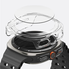 CUSTODIA PROTETTIVA CON VETRO TEMPERATO PER SAMSUNG GALAXY WATCH ULTRA (47 MM) RINGKE SLIM & VETRO TEMPERATO TRASPARENTE