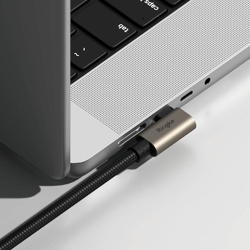 RINGKE CAVO USB 3.2 GEN 2X2 TYPE-C A 90 GRADI PD240W 100CM NERO