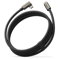 CAVO RINGKE USB 3.2 GEN 2X2 TYPE-C 90 GRADI PD240W 200CM NERO