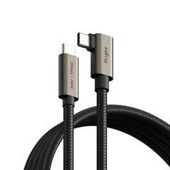 CAVO RINGKE USB 3.2 GEN 2X2 TYPE-C 90 GRADI PD240W 200CM NERO
