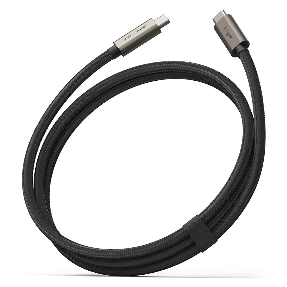 RINGKE CAVO USB 3.2 GEN 2X2 TYPE-C CABLE PD240W 100CM NERO
