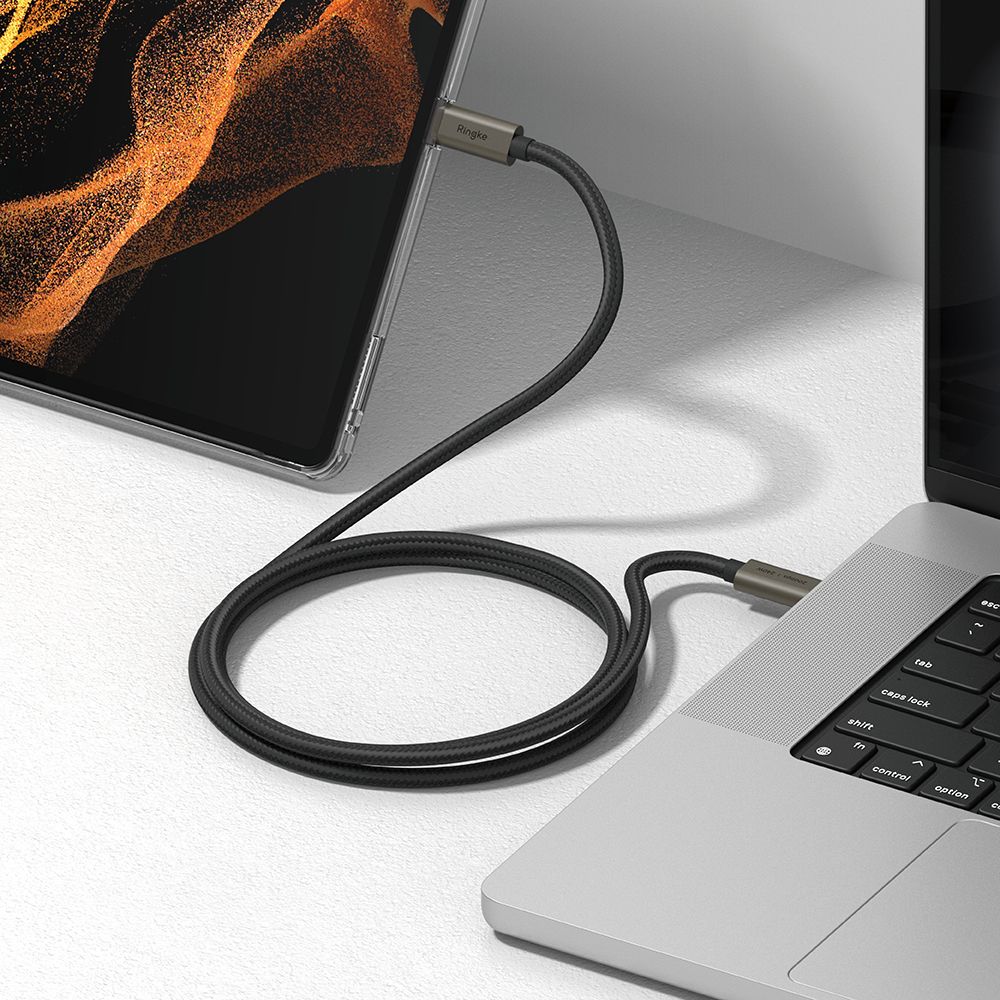 RINGKE CAVO USB 3.2 GEN 2X2 TYPE-C CABLE PD240W 200CM NERO