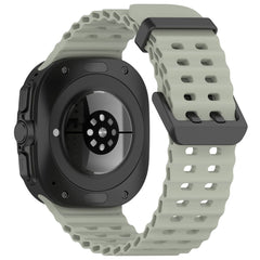 BRACCIALE IN SILICONE PER SAMSUNG GALAXY WATCH ULTRA (47 MM) HEYBAND SPORTY VERDE OLIVA