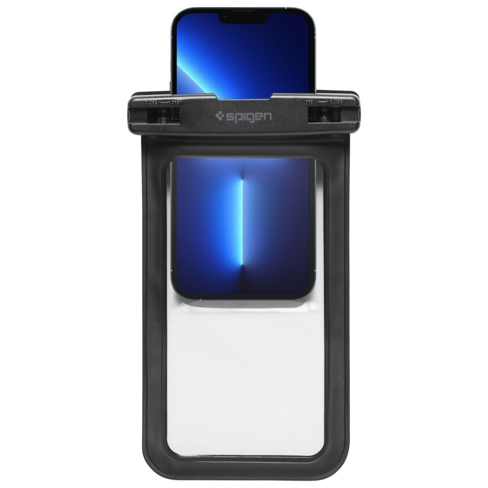 CUSTODIA IMPERMEABILE SPIGEN A601 CASE UNIVERSALE 2-PACK NERA