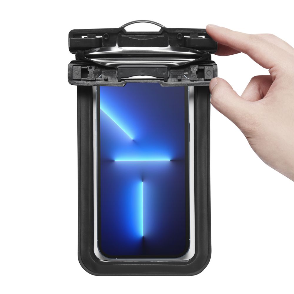 CUSTODIA IMPERMEABILE SPIGEN A601 CASE UNIVERSALE NERA