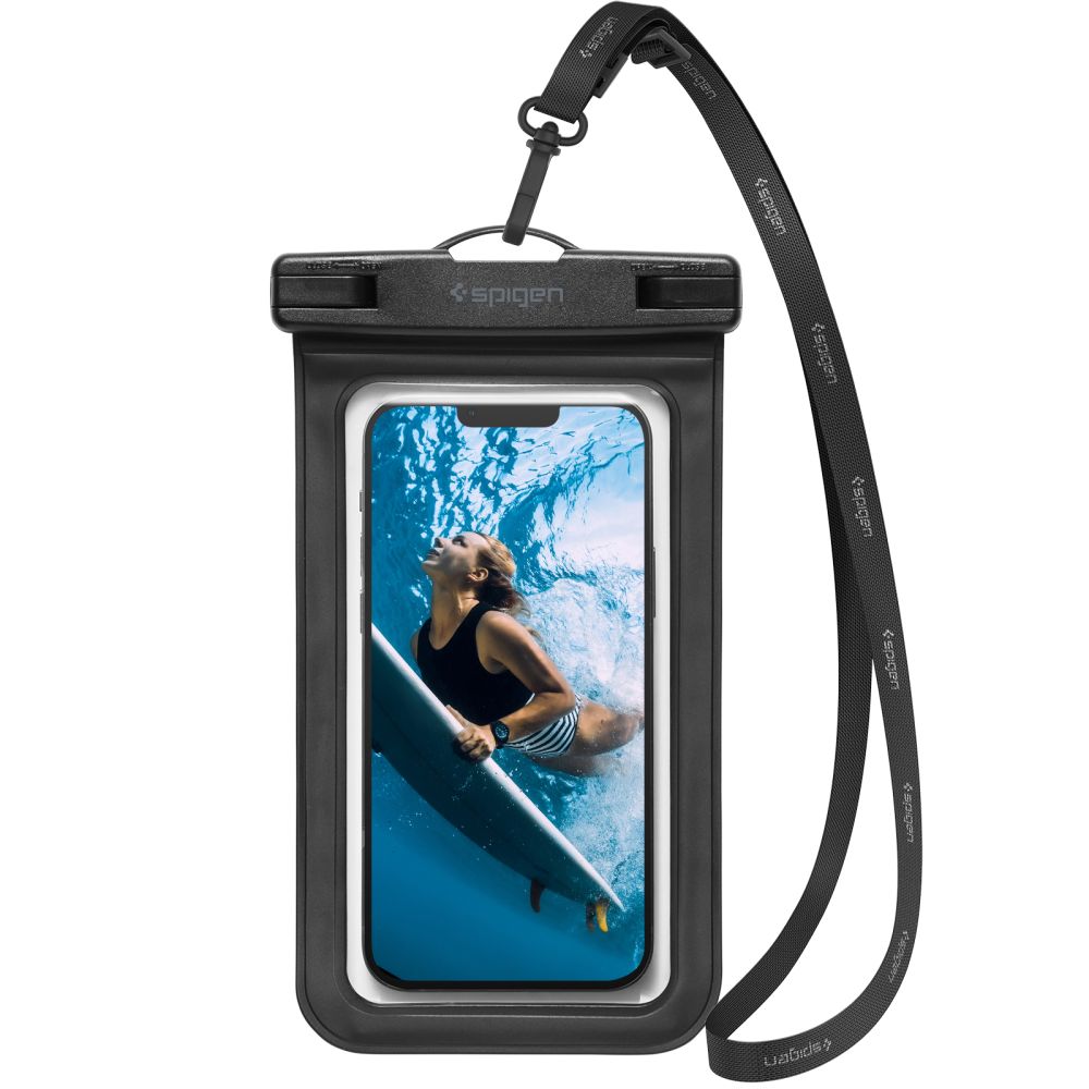 CUSTODIA IMPERMEABILE SPIGEN A601 CASE UNIVERSALE NERA