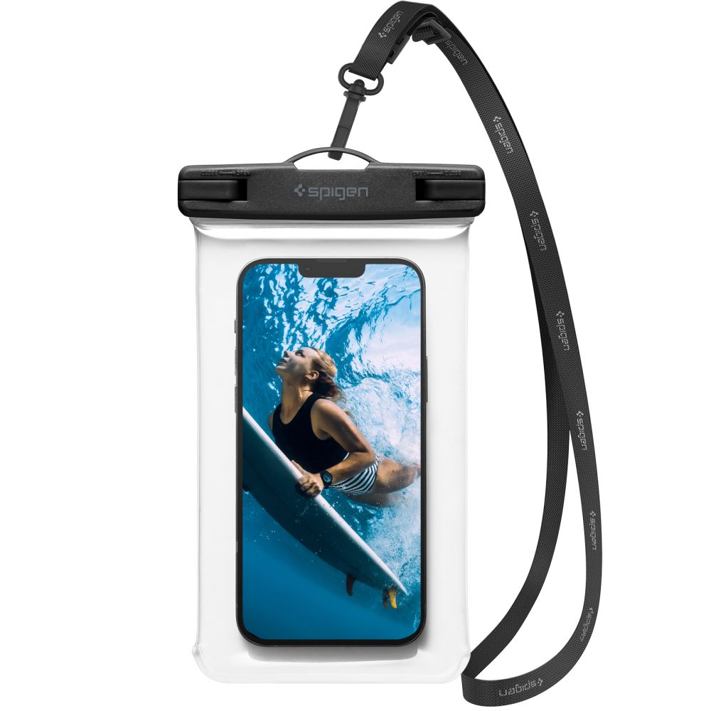CUSTODIA IMPERMEABILE SPIGEN A601 CASE UNIVERSALE CRYSTAL CLEAR