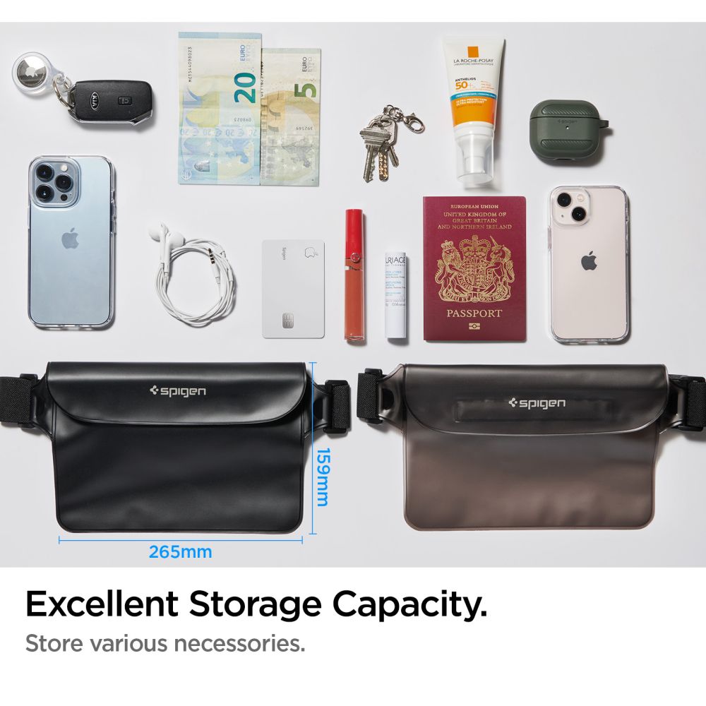 BORSA A CINTURA IMPERMEABILE SPIGEN A620 UNIVERSALE NERA