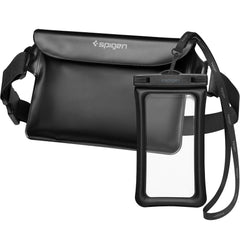 CUSTODIA IMPERMEABILE SPIGEN A621 CASE UNIVERSALE IMPERMEABILE & BORSA IN LIFE NERA