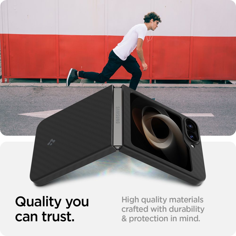 COPERTURA SPIGEN AIRSKIN GALAXY Z FLIP 6 ARAMID NERA