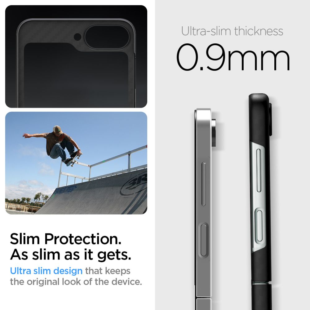 COPERTURA SPIGEN AIRSKIN GALAXY Z FLIP 6 ARAMID NERA