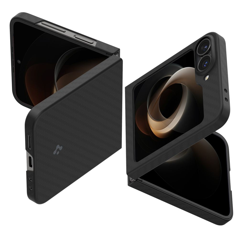 COPERTURA SPIGEN AIRSKIN GALAXY Z FLIP 6 ARAMID NERA