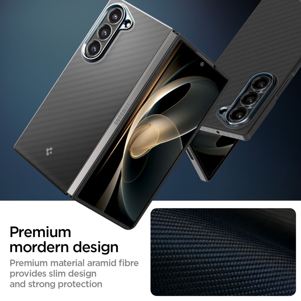 COPERTURA SPIGEN AIRSKIN GALAXY Z FOLD 6 ARAMID NERA