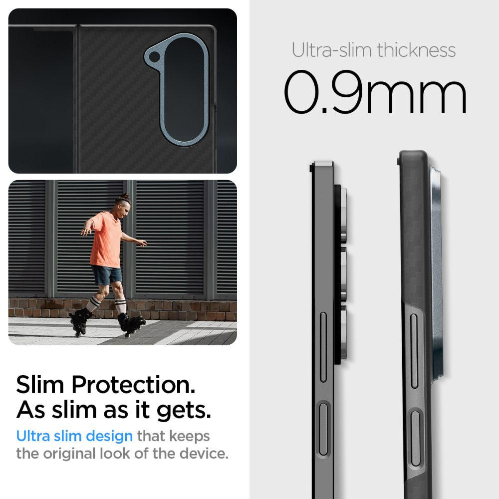 COPERTURA SPIGEN AIRSKIN GALAXY Z FOLD 6 ARAMID NERA