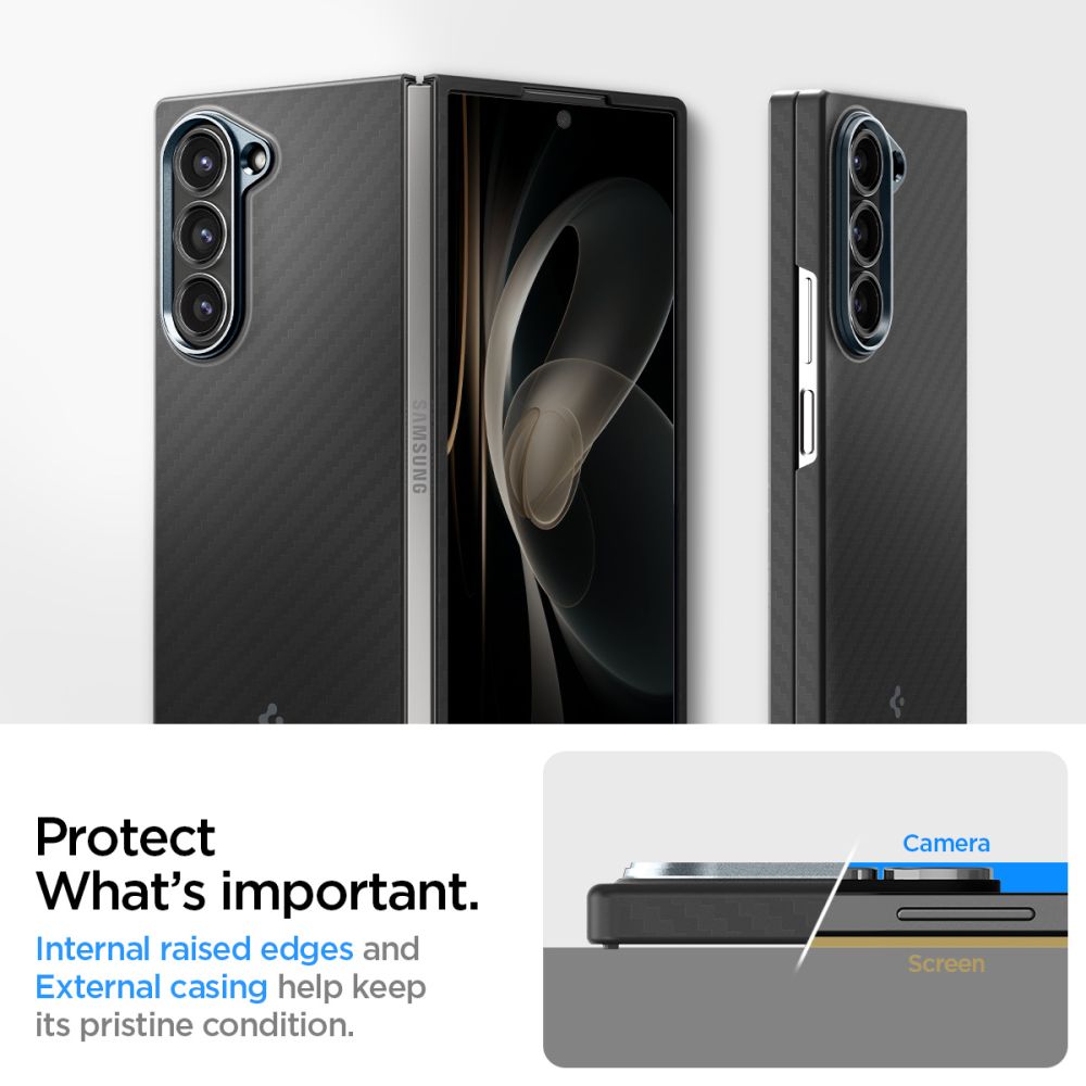 COPERTURA SPIGEN AIRSKIN GALAXY Z FOLD 6 ARAMID NERA