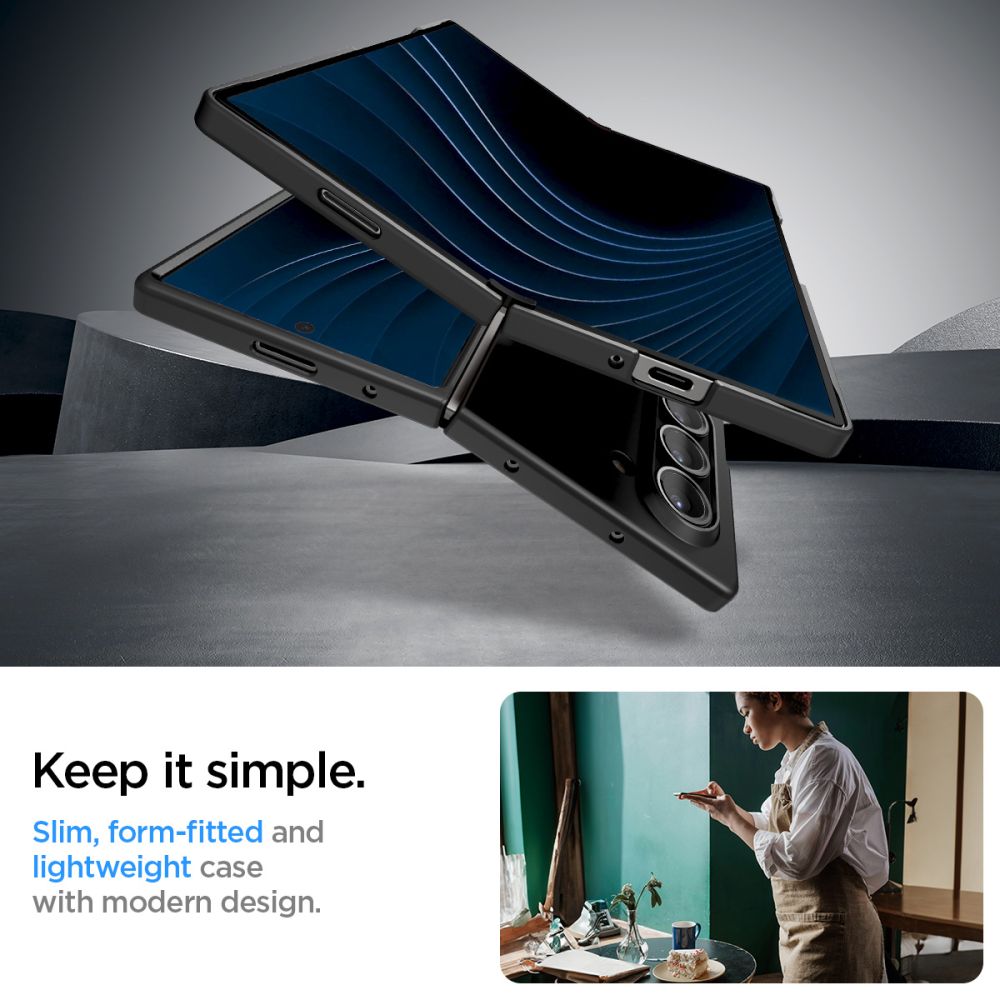 COPERTURA PER SAMSUNG GALAXY Z FOLD 6 SPIGEN AIRSKIN NERA