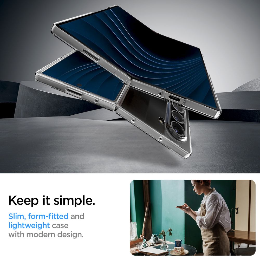 COPERTURA PER SAMSUNG GALAXY Z FOLD 6 SPIGEN AIRSKIN CRYSTAL CLEAR