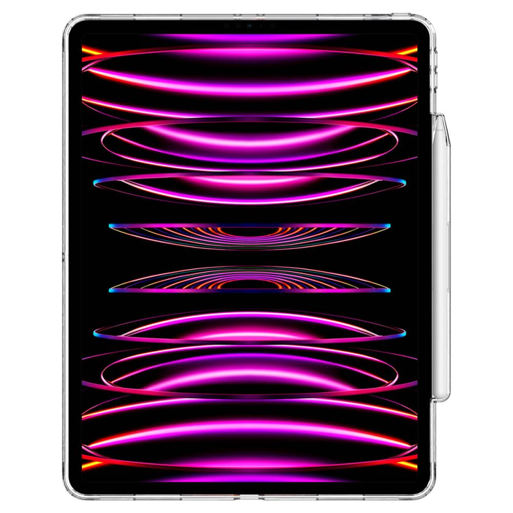 CUSTODIA SPIGEN AIRSKIN HYBRID "S" IPAD PRO 12.9 4 / 5 / 6 / 2020-2022 CRYSTAL CLEAR