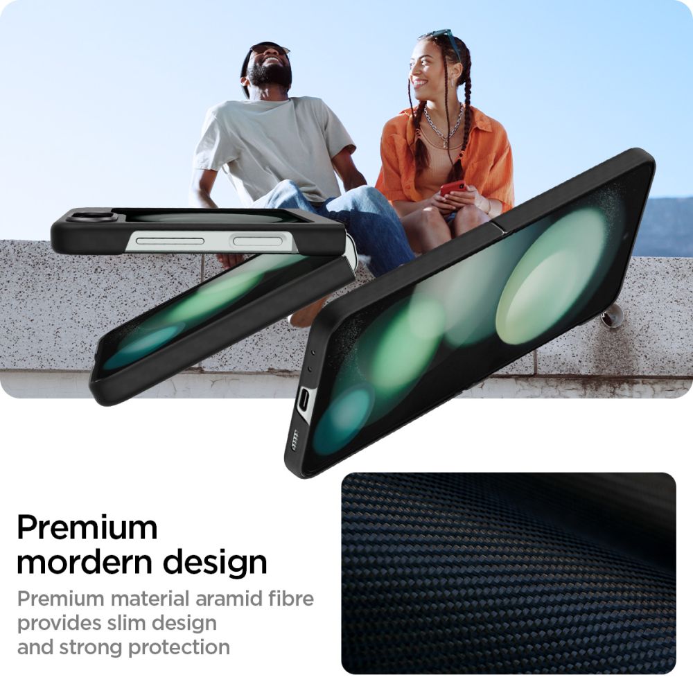 COPERTURA SPIGEN AIRSKIN "PRO" GALAXY Z FLIP 5 NERA