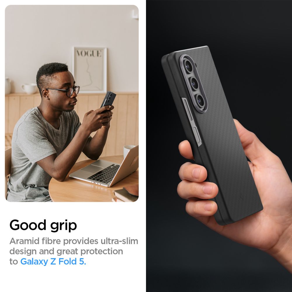 COPERTURA SPIGEN AIRSKIN "PRO" GALAXY Z FOLD 5 NERA