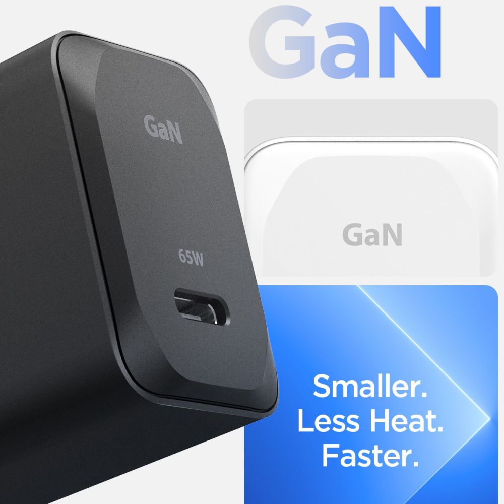 SPIGEN ARCSTATION PRO GAN-651 CARICATORE DI RETE 1-PORTA 65W + CAVO TYPE-C BIANCO