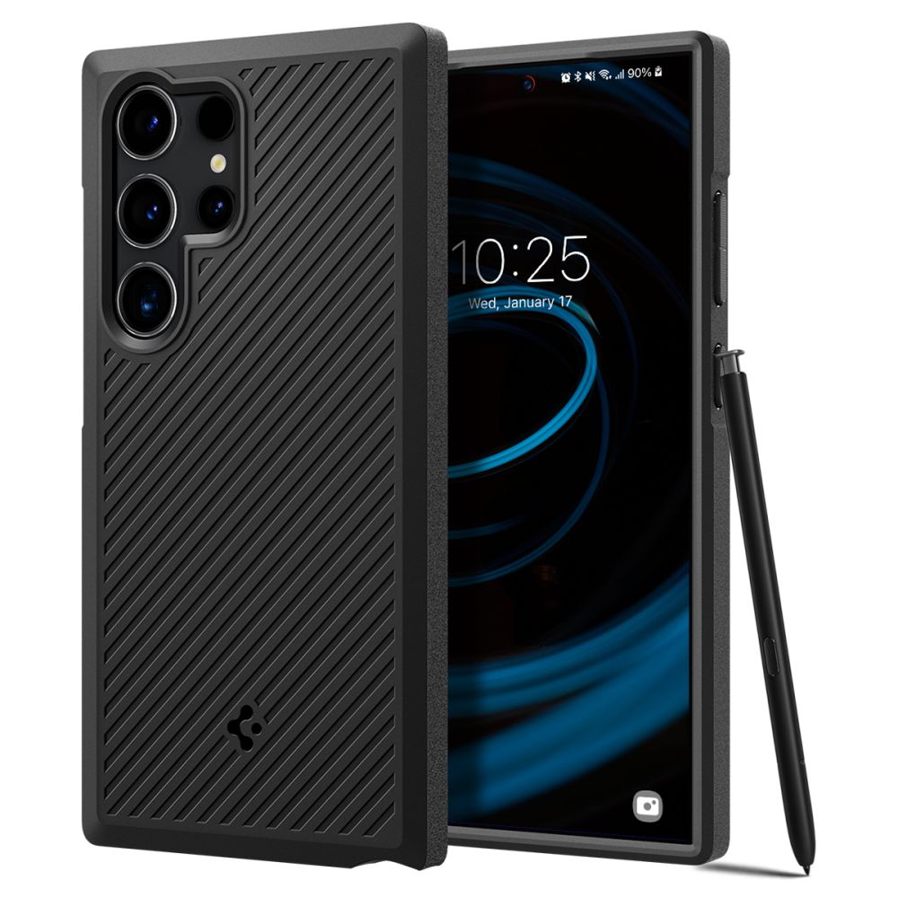 COPERTURA SPIGEN CORE ARMOR GALAXY S24 ULTRA NERO OPACO