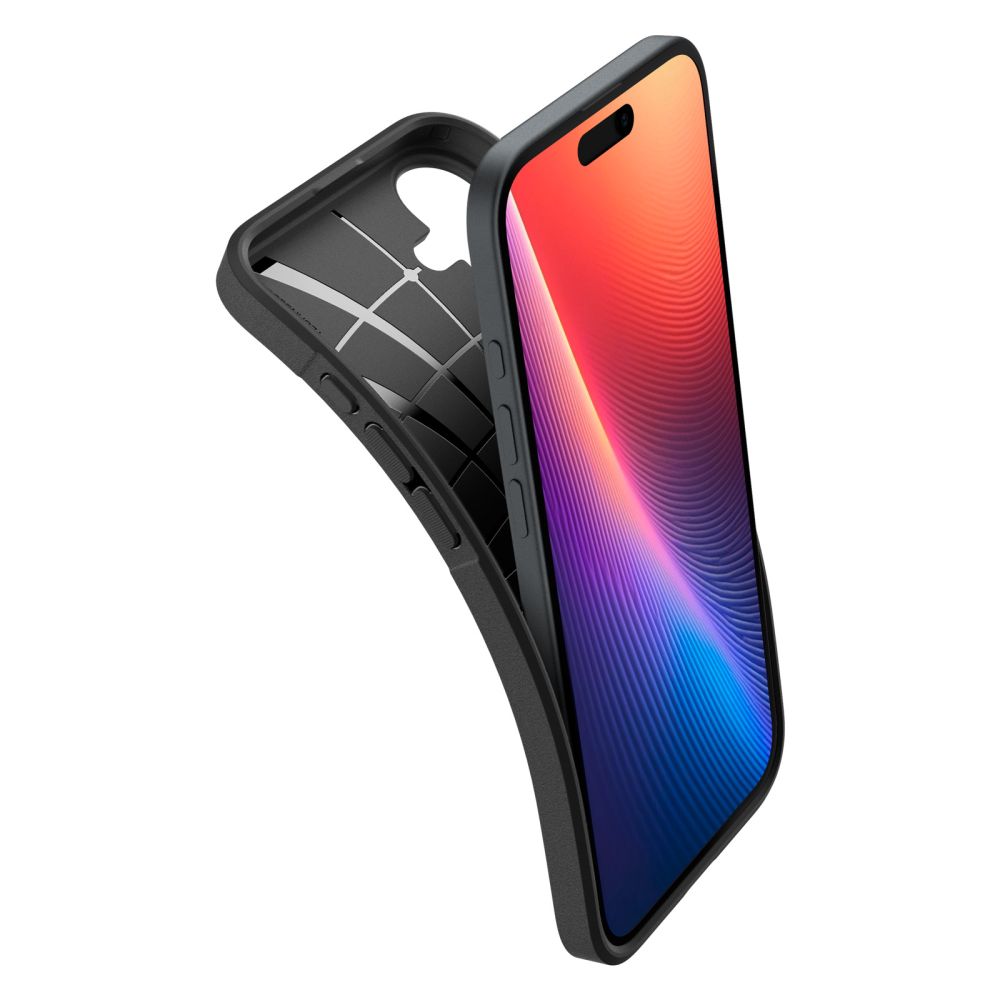 COPERTURA SPIGEN CORE ARMOR IPHONE 16 NERO OPACO