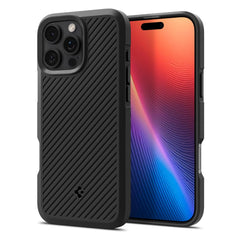 COPERTURA SPIGEN CORE ARMOR IPHONE 16 PRO NERO OPACO