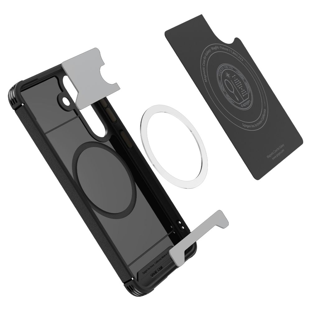 COPERTURA SPIGEN CORE ARMOR MAG MAGSAFE GALAXY S25+ PLUS NERO OPACO