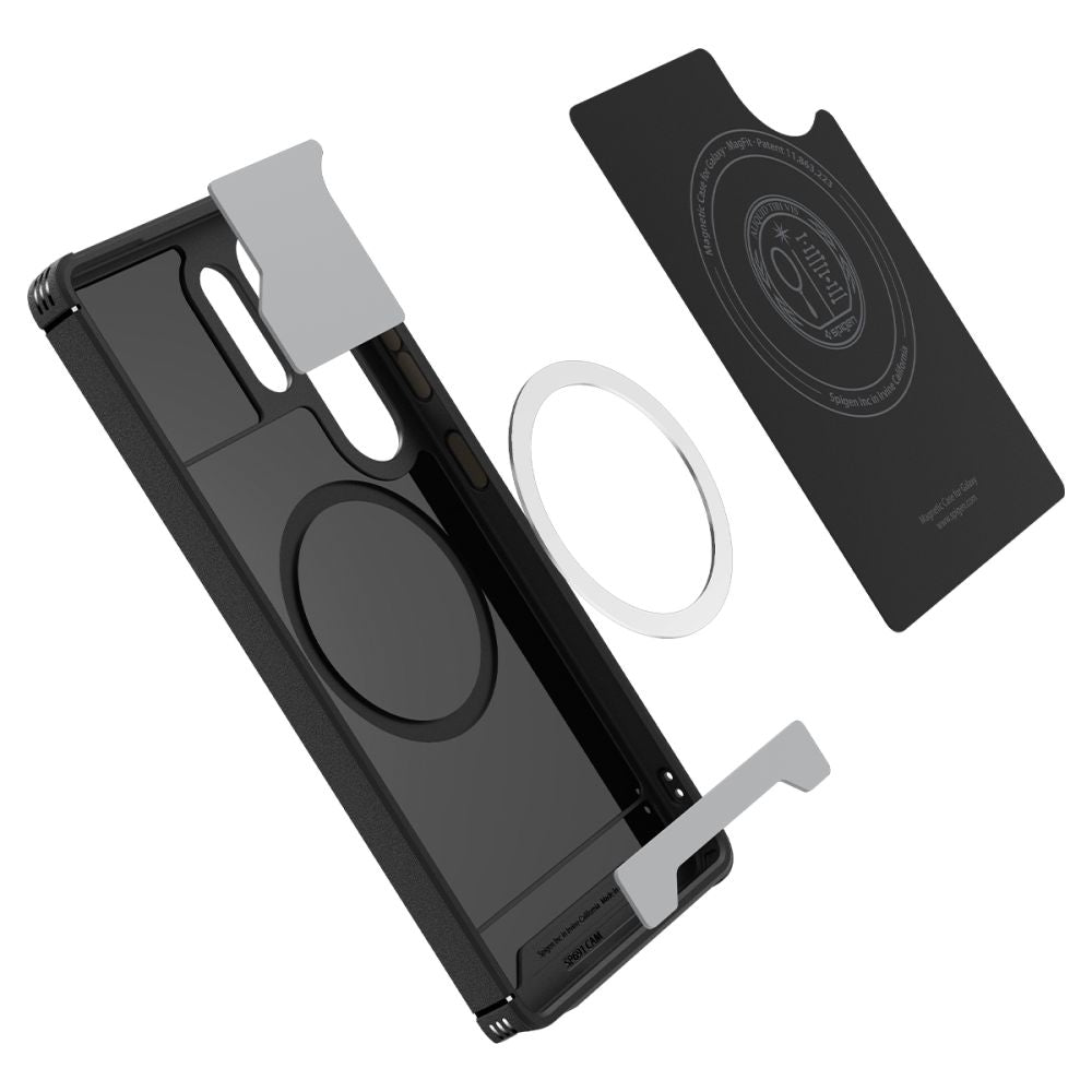 COPERTURA SPIGEN CORE ARMOR MAG MAGSAFE GALAXY S25 ULTRA NERO OPACO