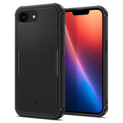 COPERTURA SPIGEN CORE ARMOR MAG MAGSAFE IPHONE 16E NERO OPACO