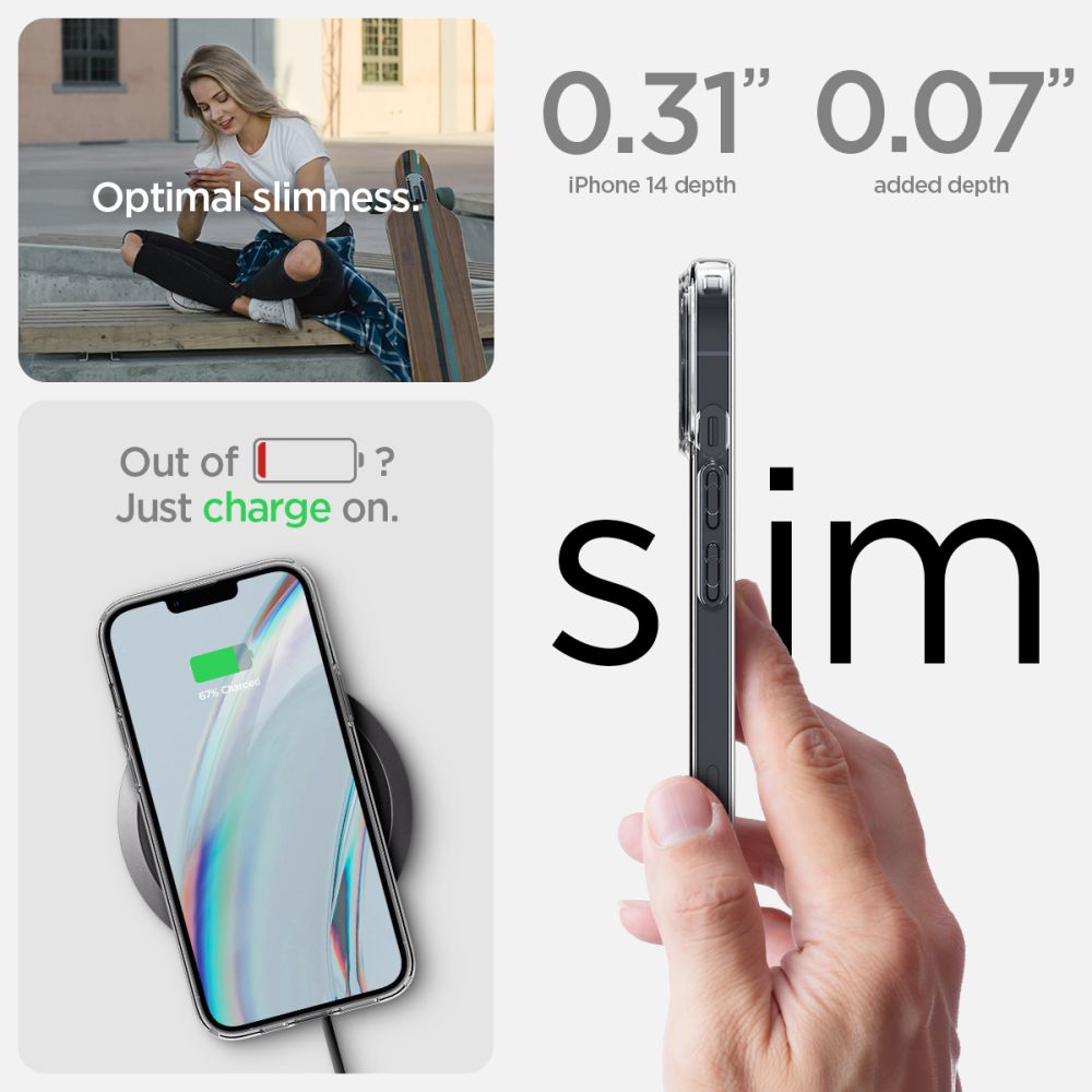 COPERTURA SPIGEN CRYSTAL PACK IPHONE 14 PLUS CRYSTAL CLEAR