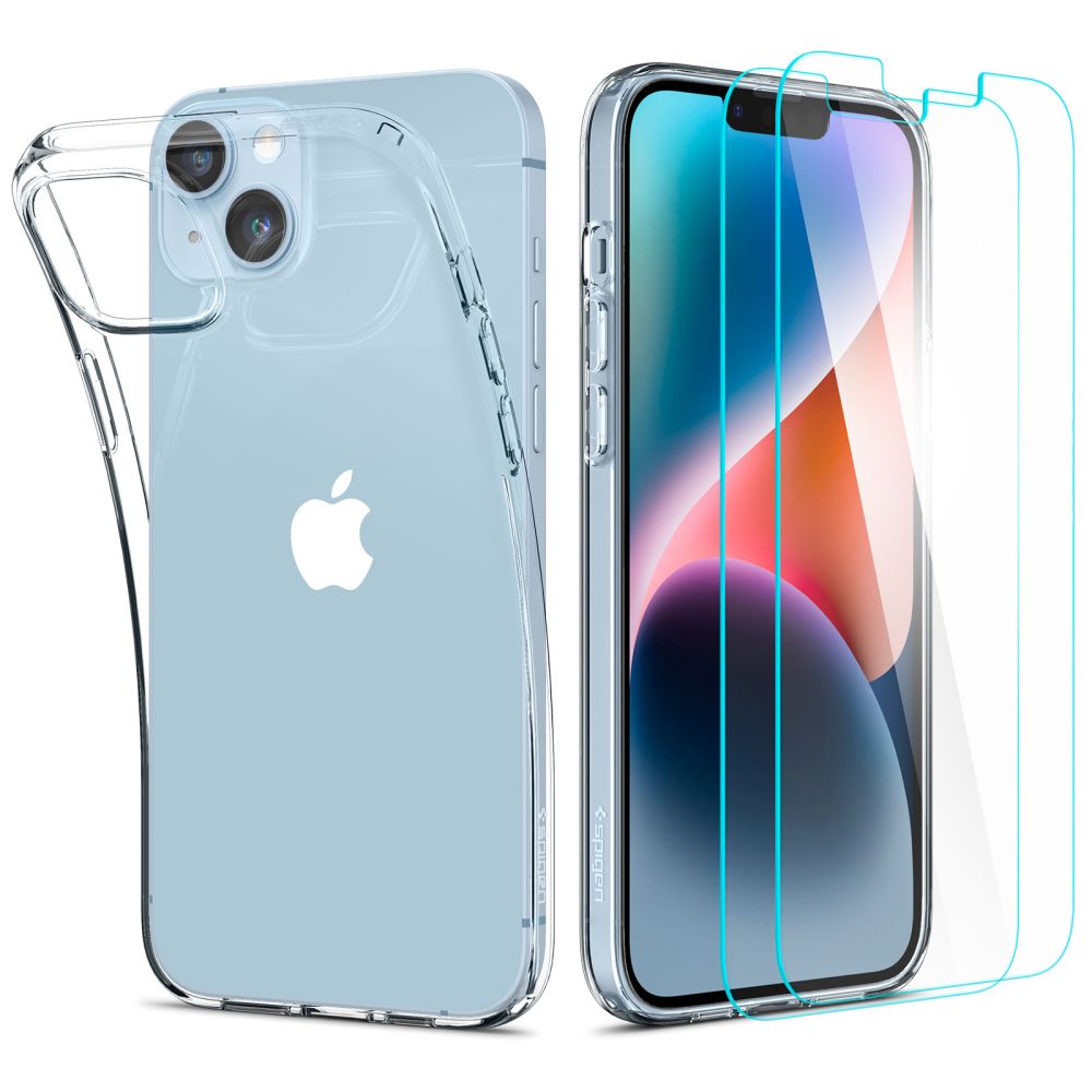 COPERTURA SPIGEN CRYSTAL PACK IPHONE 14 PLUS CRYSTAL CLEAR