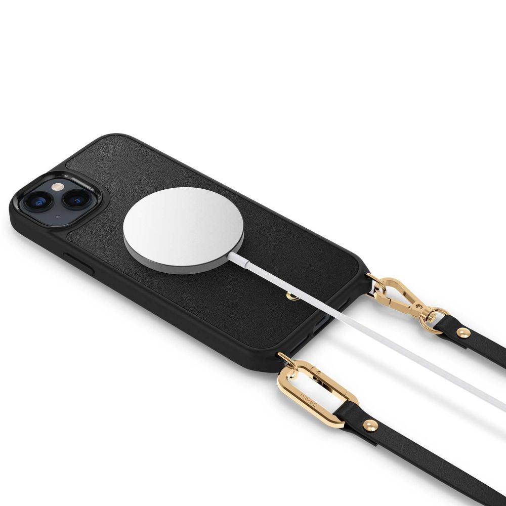 COPERTURA SPIGEN CYRILL CLASSIC CHARM MAG MAGSAFE IPHONE 14 PLUS NERA