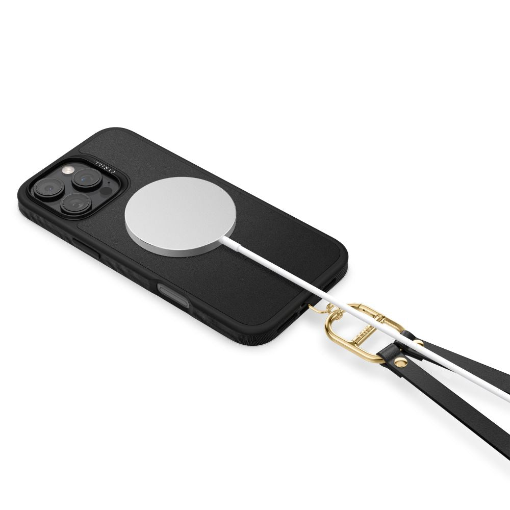 COPERTURA SPIGEN CYRILL KAJUK CLASSIC CHARM MAG MAGSAFE IPHONE 16 PRO NERA