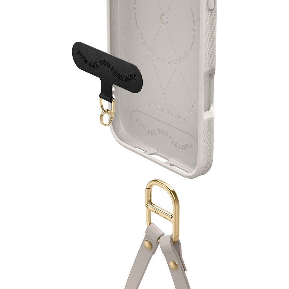 COPERTURA SPIGEN CYRILL KAJUK CLASSIC CHARM MAG MAGSAFE IPHONE 16 PRO CREMA