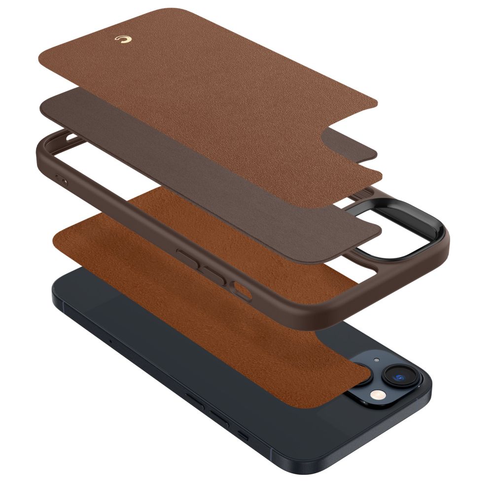 COPERTURA SPIGEN CYRILL KAJUK MAG MAGSAFE IPHONE 14 PLUS SADDLE BROWN