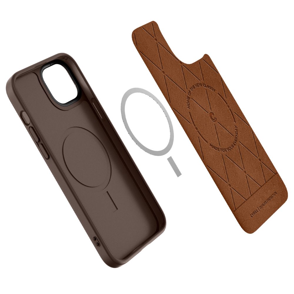 COPERTURA SPIGEN CYRILL KAJUK MAG MAGSAFE IPHONE 14 PLUS SADDLE BROWN