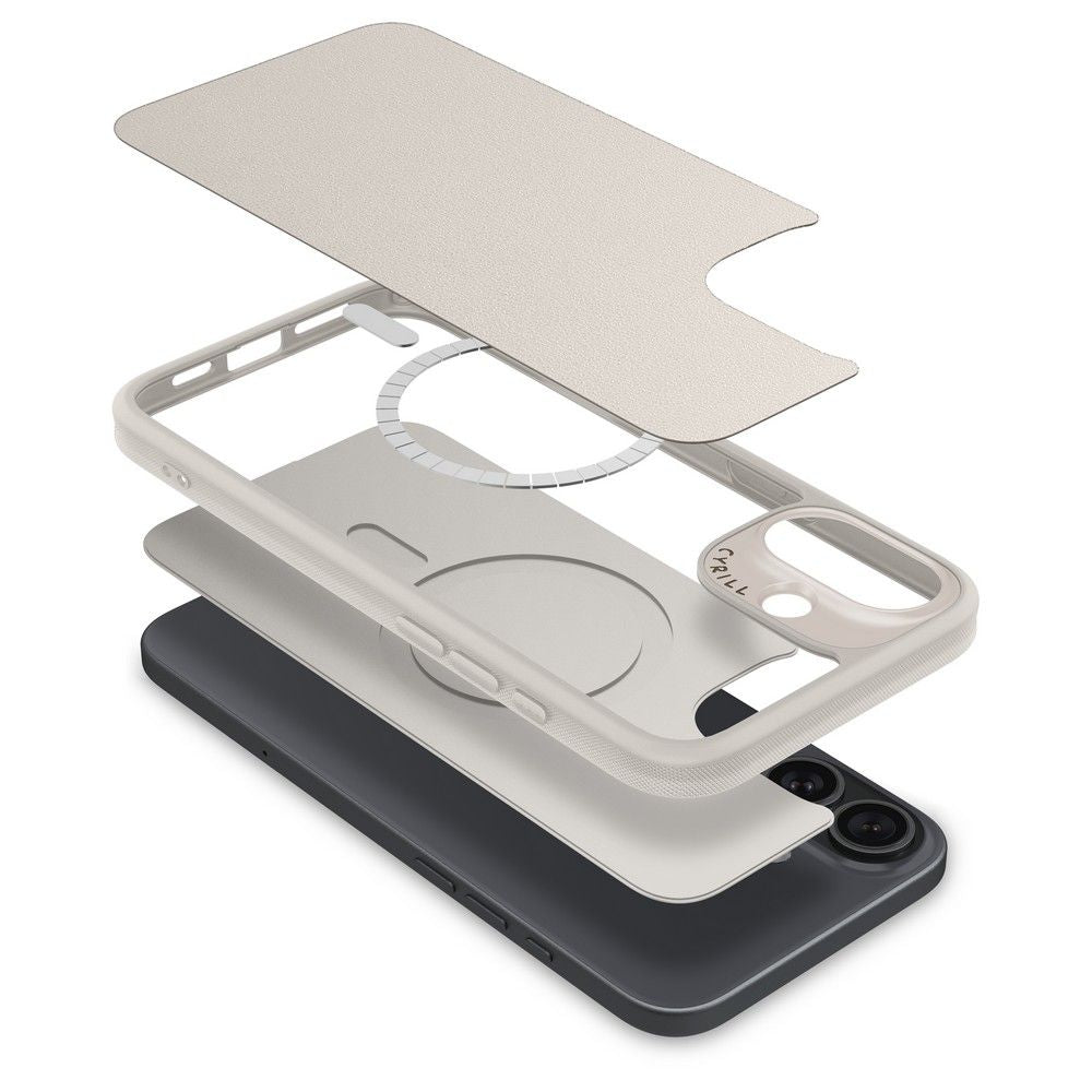 COPERTURA SPIGEN CYRILL KAJUK MAG MAGSAFE IPHONE 16 CREMA