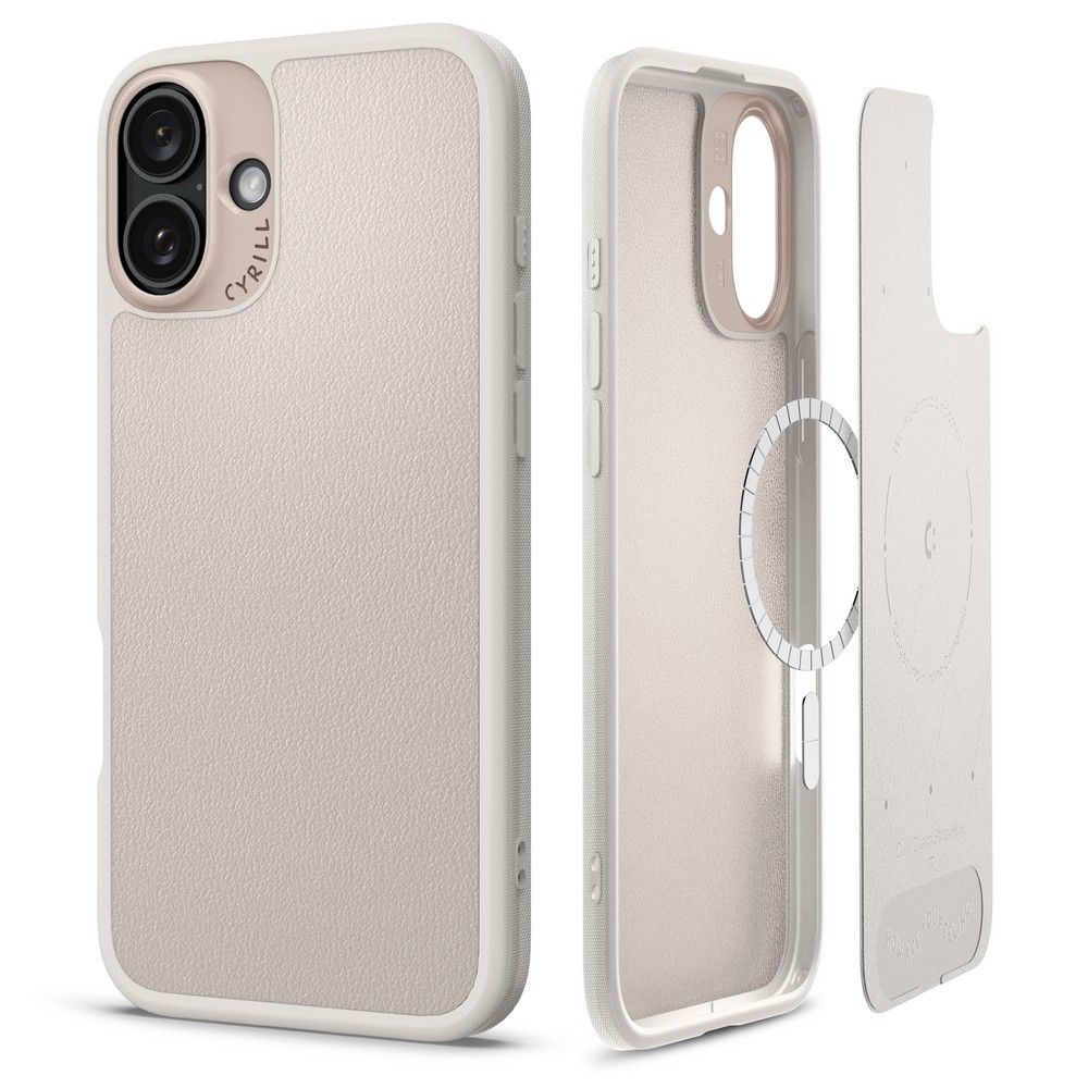 COPERTURA SPIGEN CYRILL KAJUK MAG MAGSAFE IPHONE 16 CREMA