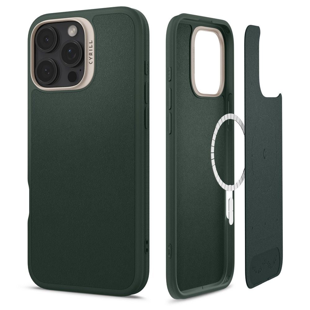 COPERTURA SPIGEN CYRILL KAJUK MAG MAGSAFE IPHONE 16 PRO VERDE FORESTALE
